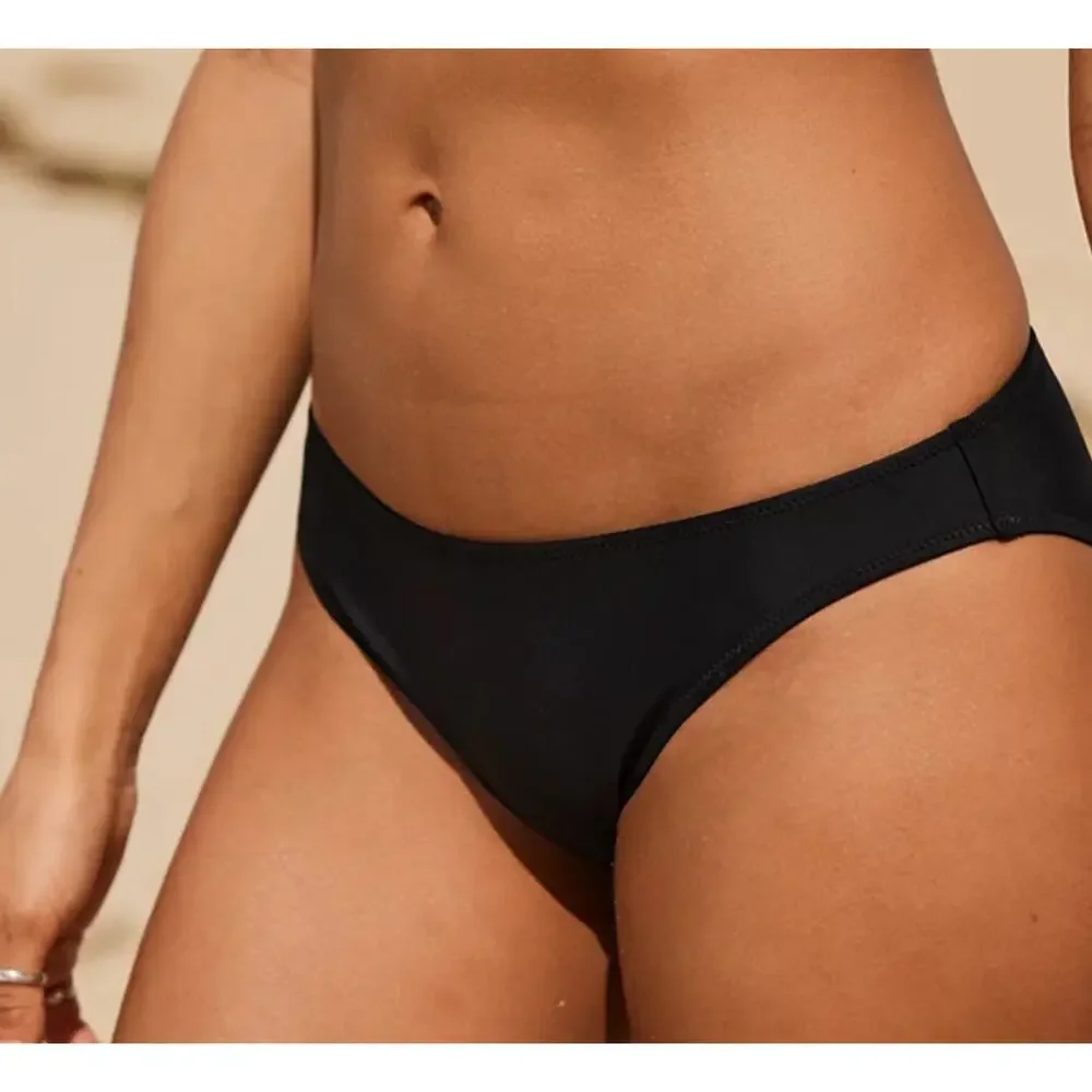 Aerie Swim Full Coverage‎ Black Bikini Bottom - XXL